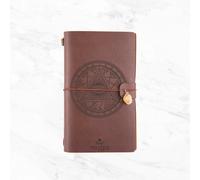 Myga Crystal Notebooks - Singles - Tarot Eye & Citrine (Red Brown)