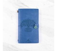 Myga Crystal Notebooks - Singles - Tree Of Life & Fluorite (Blue)
