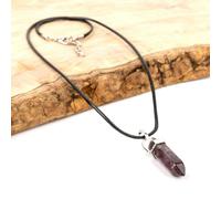 Myga Crystal Pendant Necklace - Amestyst