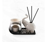 Myga Elephant Aroma Diffuser and Incense Holder Set