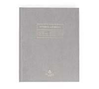 Myga Fitness Journal - A5 Meal & Workout Planner for Women & Men - Undated Exercise & Nutrition Diary for Fitness Tracking & Goal Setting - Grey