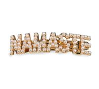 Myga Women's Namaste Pearl Hair Clip in Gold Myga Gold One Size