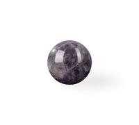 Myga Healing Crystal Sphere - Natural Healing Gemstone Ball for Yoga, Meditation & Chakra Balancing - Spiritual Gift for Men & Women - Amethyst, Rose Quartz, Clear Quartz or Fluorite (Amethyst)