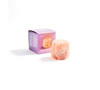 Myga Himalayan Salt Tealight Candle Holder - Authentic Pink Rock Salt Tea Light Holder - Natural Shaped Crystal Tea Candle Holder - Aromatherapy Candle for Meditation Accessories