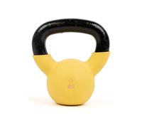 Myga Iron Kettlebell - Heavy Cast Iron Weight for Fitness and Strength Training, Bodybuilding, Muscle and Cardio - Workout Equipment ideal for Home, Gym and Studio - Yellow, 4kg