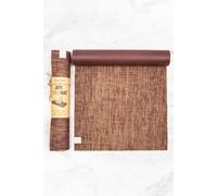 Myga RY1331 - Jute Yoga Mat - High Performance Vegan Floor Exercise Mat - Eco Friendly Biodegradable Yoga Mat with PVC Backing - 5mm Thickness - Plum