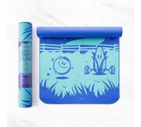 Myga Silk Print Kids Yoga Mat - Non-Slip, Lightweight & Easy Clean Play Mat for Exercise, Yoga & Mindfulness