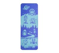 Myga Kids' Yoga Silk Mat With Frenzy Print For Fun Workouts