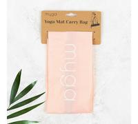 Myga Yoga Mat Bag - Compact Carry Bag for Yoga, Pilates, Fitness & Exercise Mat with Adjustable Strap for Women & Men - Lightweight Waterproof Travel Bag for Home Gym and Studio - Pink