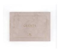 Myga Luxury Guest Book in Medium Beige Myga Medium Beige