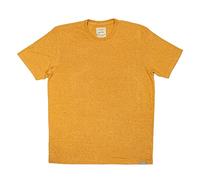 Myga Men's Hemp T-Shirt - Comfortable Plain Tee with Short Sleeves and Crew Neck - Regular Fit, Ideal for Casual Wear, Sports and Leisure - Heather Toffee: Small