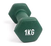 Myga Neoprene Hex Dumbbells - Anti-Roll Cast Iron Hand Weights with Non-Slip Grip for Strength Training, Fitness & Full-Body Workout at Home & Gym - Choice of SINGLE or PAIR, 1kg - 10kg