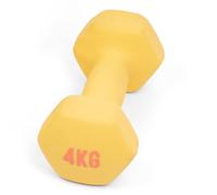 Myga Neoprene Hex Dumbbells - Anti-Roll Cast Iron Hand Weights with Non-Slip Grip for Strength Training, Fitness & Full-Body Workout at Home & Gym - Choice of SINGLE or PAIR, 1kg - 10kg