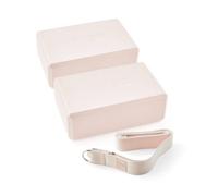 Myga 2 Yoga Blocks & Strap Set in Light Pink Myga Light Pink
