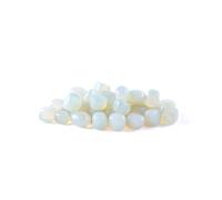 Myga Tumbled Stone Healing Crystals - 50 Tumblestone Gemstones for Wellness, Yoga, Meditation, Positive Energy & Cleansing - Spiritual and Holistic Gift for Women & Men - Opalite