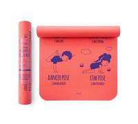 Myga Pose Silk Print Mat in Red Myga Red