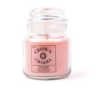 Myga Scented Candle - Crown Chakra Candle with Soy Wax & Essential Oil Blend, 100% Vegan and Eco-Friendly - Perfect for Relaxation, Yoga, Meditation & Aromatherapy - Lotus