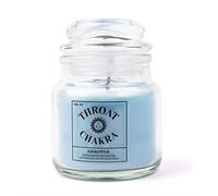 Myga Scented Candle - Throat Chakra Candle with Soy Wax & Essential Oil Blend, 100% Vegan and Eco-Friendly - Perfect for Relaxation, Yoga, Meditation & Aromatherapy - Eucalyptus