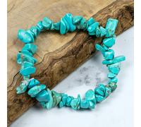 Myga Stone Chip Bracelet - Turquoise