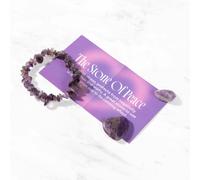 Myga Stone Pouch Collection: Set of 3 Sacred Treasures - Choice Of 3 Crystals - Amethyst