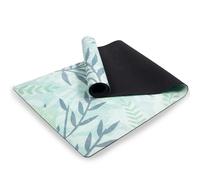 Myga Vegan Suede Yoga Mat - Luxurious Rubber Yoga Mat Available in 6 Stunning Patterns - Peacemaker