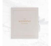 Myga Luxurious Wedding Planner - Ultimate UK Wedding Planner Book Organiser Notebook for Bride & Groom to Plan Guest List, Budget, Venue, Dress Code, Contacts, Notes & Details - 144 Pages, Pearl White