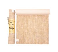 Myga White Eco-Friendly Jute Yoga Mat For Sustainable Workouts