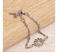 Myga Women's Chakra Bracelet - Solar Plexus in Silver | Size: 6.5 inches Myga Silver 6.5 inches