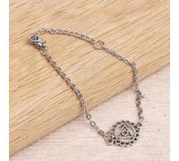 Myga Women's Chakra Bracelet - Throat in Silver | Size: 6.5 inches Myga Silver 6.5 inches
