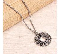 Myga Women's Chakra Necklace - Crown in Silver | Size: 17 inches Myga Silver 17 inches