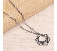 Myga Women's Chakra Necklace - Sacral in Silver | Size: 17 inches Myga Silver 17 inches