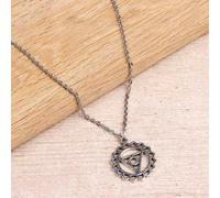 Myga Women's Chakra Necklace - Throat in Silver | Size: 17 inches Myga Silver 17 inches
