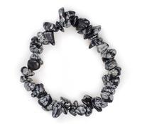 Myga Women's Chip Yogic Bracelet, Meditation Bracelet, Stone Chip in Black Myga Black One Size