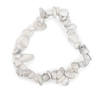 Myga Women's Chip Yogic Bracelet, Meditation Bracelet, Stone Chip in White Myga White One Size