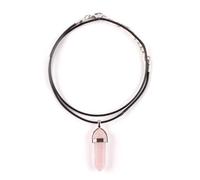 Myga Women's Crystal Pendant Necklace in Pink Myga Pink One Size