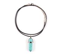 Myga Women's Crystal Pendant Necklace in Turquoise Myga Turquoise One Size