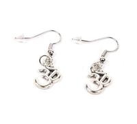 Myga Women's Earrings - Om in Silver Myga Silver One Size