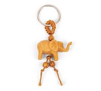 Myga Women's Keyring - Elephant in Brown Myga Brown One Size
