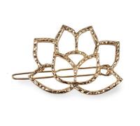 Myga Women's Lotus Flower Hair Clip in Gold Myga Gold One Size