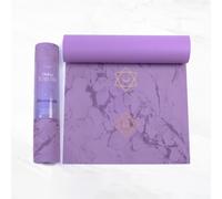 MYGA Yoga Mat - 6mm Thick Non-Slip Exercise Mat for Yoga, Pilates, Meditation and Fitness - Lightweight Travel Yoga Mat for Men and Women - Chakra