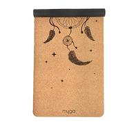 Myga XL Cork Yoga Mat - Extra Large Non-Slip Exercise Mat with Natural Grip for Yoga, Pilates & Stretching - Eco-Friendly Cork Yoga Mat for Home & Gym | 200 x 70cm, 6mm