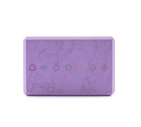 MYGA Yoga Block - High-Density EVA Foam Yoga Brick - Non-Slip, Lightweight & Durable Exercise Block for Pilates, Stretching and Flexibility - Choice of Colour (Chakra)