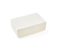 MYGA Yoga Block - High-Density EVA Foam Yoga Brick - Non-Slip, Lightweight & Durable Exercise Block for Pilates, Stretching and Flexibility at Home & Gym - Choice of Colour (Cream)