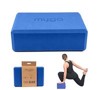 MYGA Yoga Block - Lightweight EVA Foam Yoga Brick - High Density Non-Slip Block for Pilates, Balance and Flexibility - Royal Blue