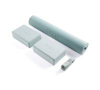 Myga Yoga Entry Mat, Strap & Pair of Blocks in Teal Myga Teal