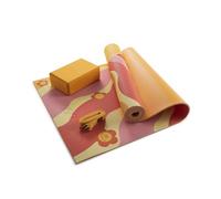 Myga Yoga Starter Set - 6mm Non-Slip Exercise Mat with Block & Strap - Beginner Yoga Kit for Home, Gym & Travel - Ideal for Pilates & Meditation - Durable, Eco-Friendly & Gift-Ready