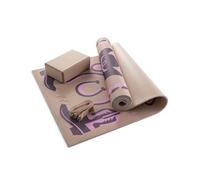 Myga Yoga Starter Set - 6mm Non-Slip Exercise Mat with Block & Strap - Beginner Yoga Kit for Home, Gym & Travel - Ideal for Pilates & Meditation - Durable, Eco-Friendly & Gift-Ready