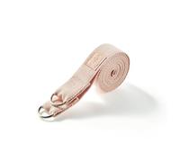 Myga Yoga Strap with D-Ring - 2-in-1 Adjustable Yoga Belt & Mat Carrier Sling - Stretching Strap for Flexibility, Balance, Pilates & Fitness - Durable Yoga Accessory for Home & Travel - 1.8m (Blush)