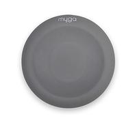 Myga Yoga Support Pad - Silicone Jelly Support Pad for Hands, Wrists, Elbows, Knees and Ankles - Eco-Friendly - Non Slip Yoga Support Kneeling Pad - Grey