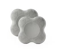 Myga Yoga Support Pads - Pack of 2 Foam Knee Pads for Wrists, Knees, Elbows, Hands & Feet - Non-Slip, Lightweight & Travel-Friendly Joint Cushions for Pilates & Floor Exercise - Black/Grey (Grey)